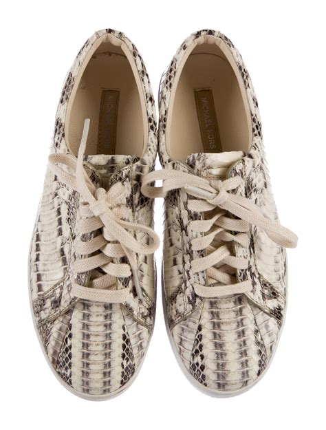 michael kors sneakers snake print|michael kors snakeskin sneakers.